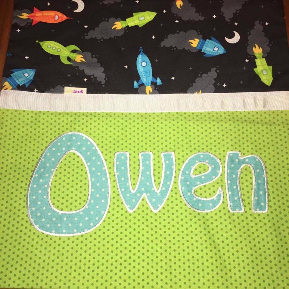 Owen Handmade Personalised Cushion Cover