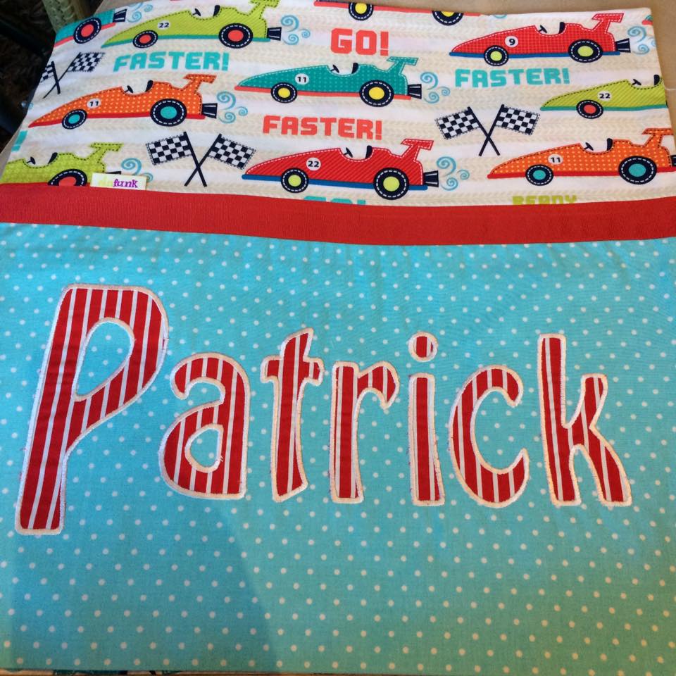 Patrick Handmade Personalised Cushion Cover