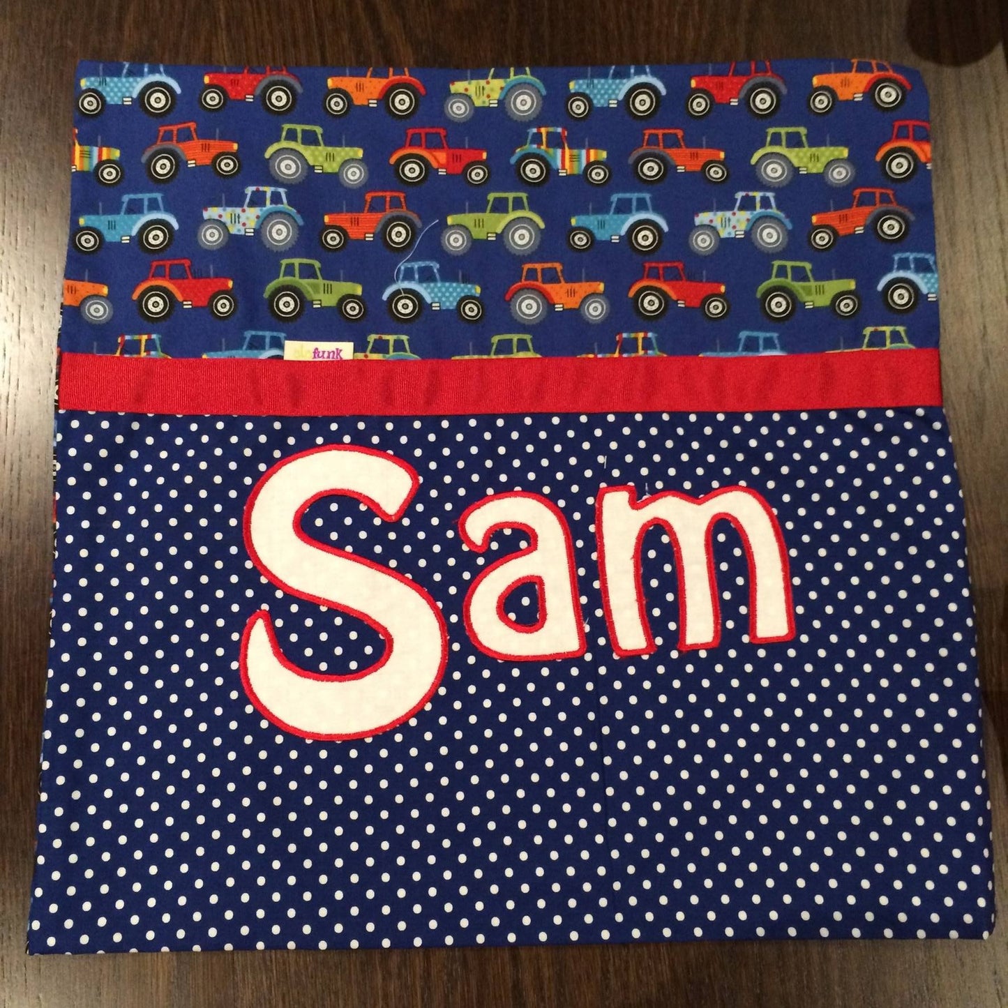 Sam Handmade Personalised Cushion Cover