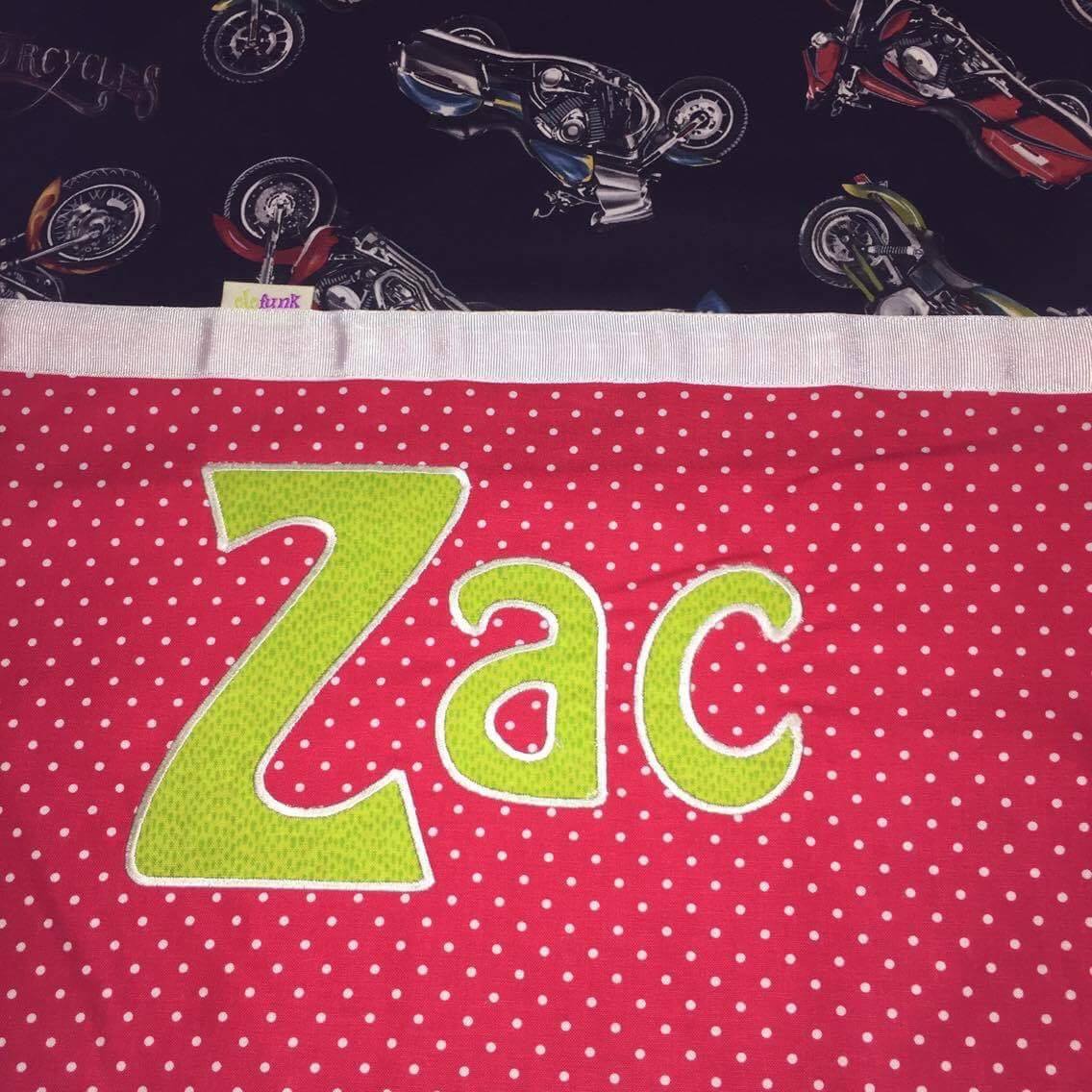Zac Handmade Personalised Cushion Cover