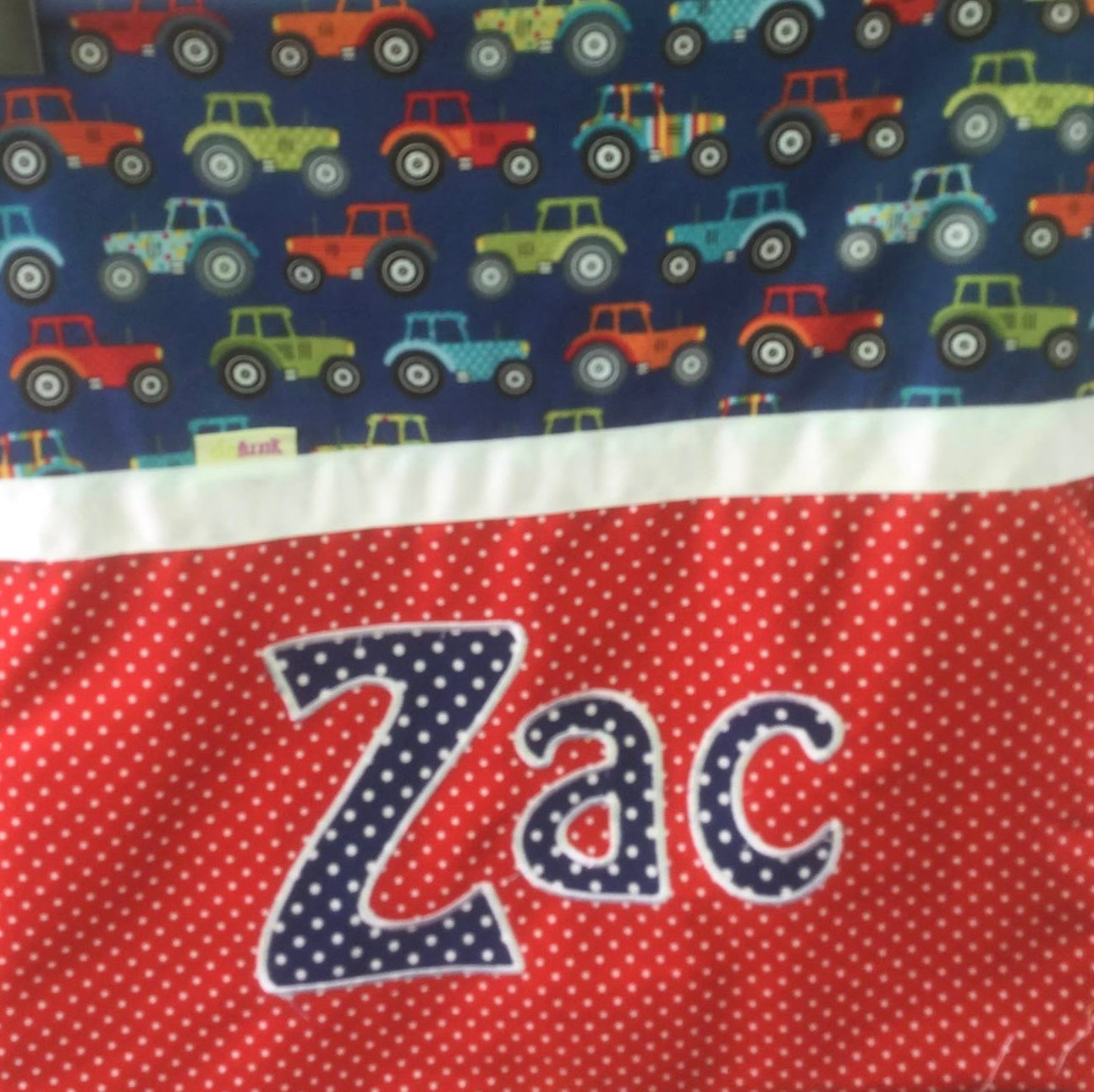 Zac Handmade Personalised Cushion Cover
