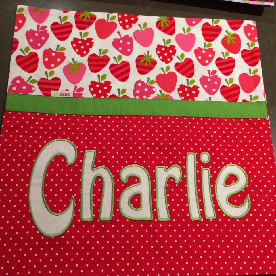 Charlie Handmade Personalised Cushion Cover