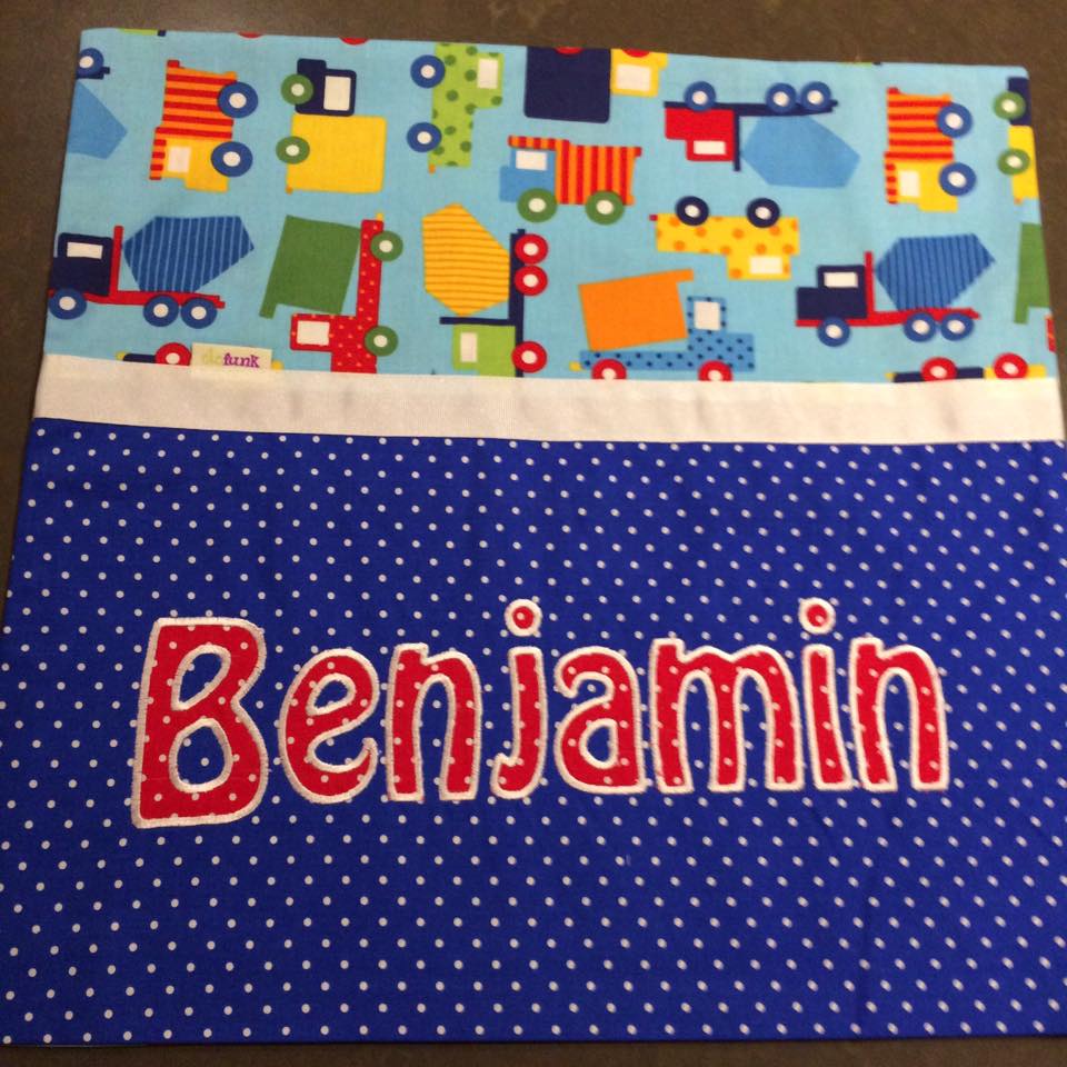Benjamin Handmade Personalised Cushion Cover