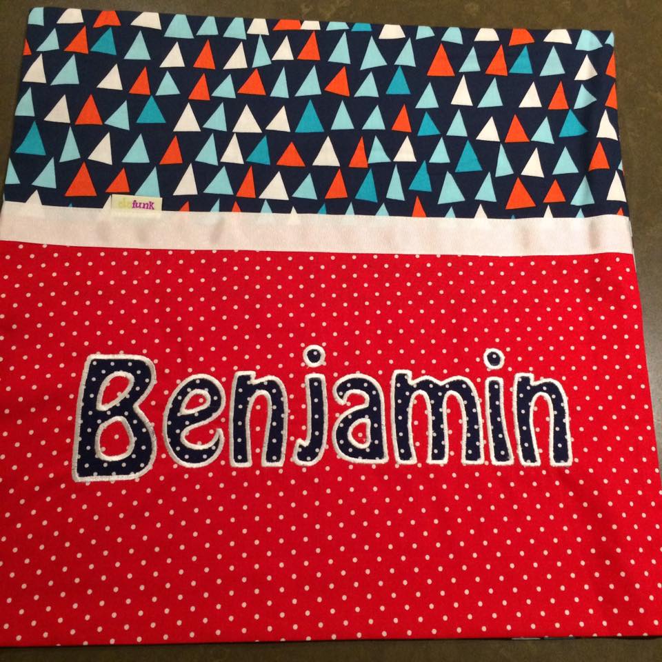 Benjamin Handmade Personalised Cushion Cover